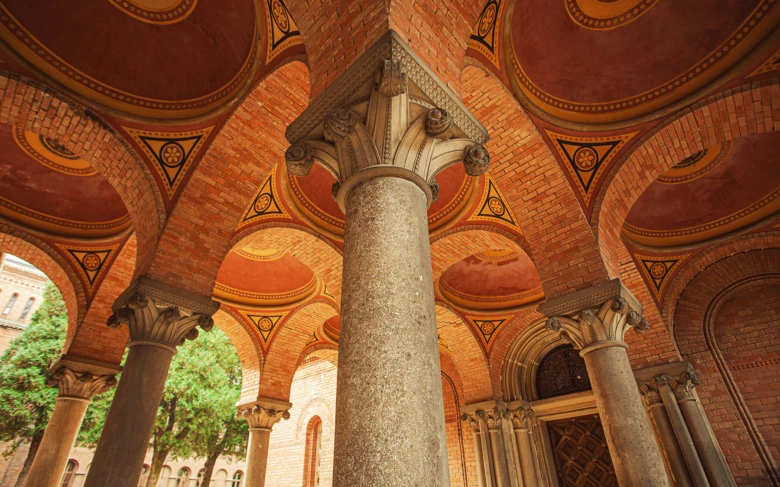 Terracotta interior architecture